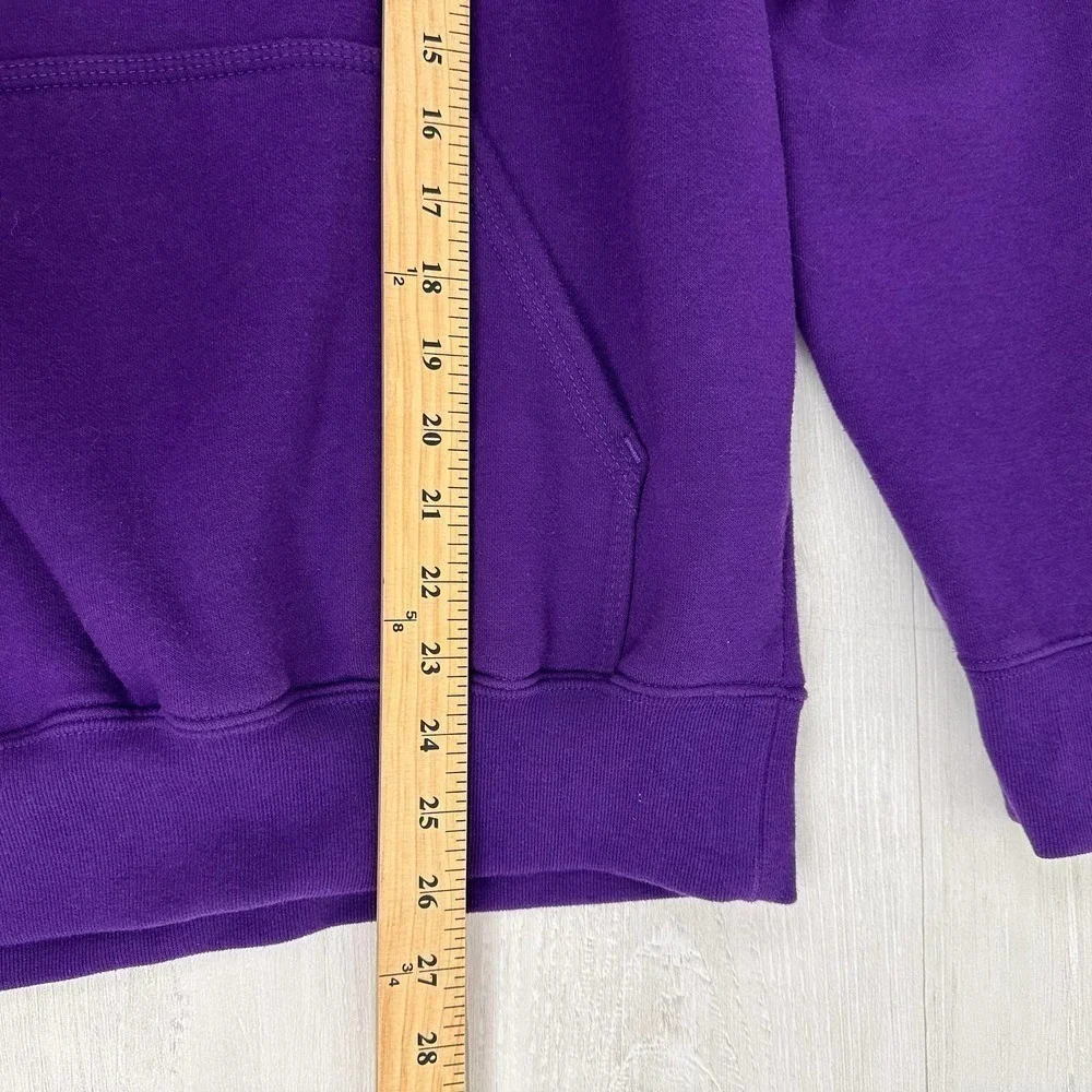 Five Hills Quackity Night Drive Hoodie Sweatshirt‎ Men Size Medium Purple Fleece